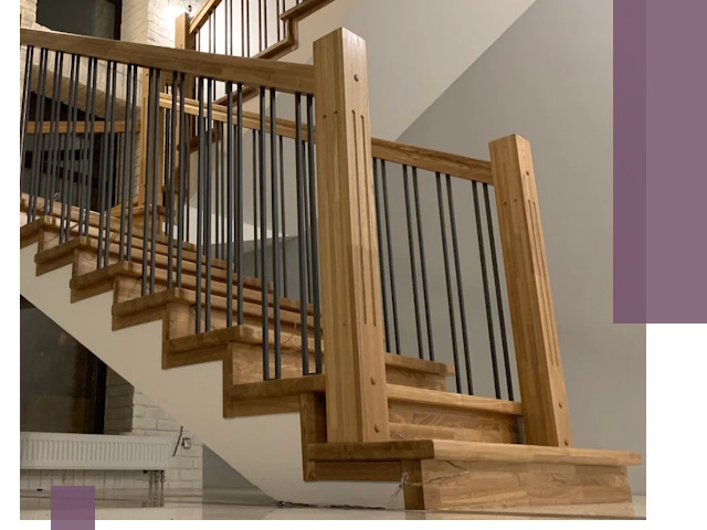 Реставрация деревянных и металлических лестниц в Старом Осколе