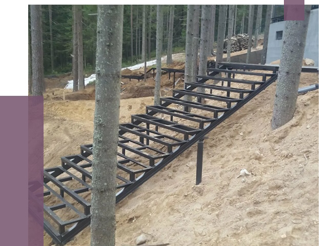 Монтаж металлических лестниц в Старом Осколе от 13405 руб. 