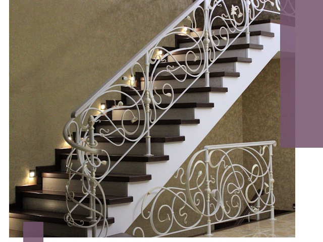 Кованые лестницы под ключ в Старом Осколе — изготовление и монтаж