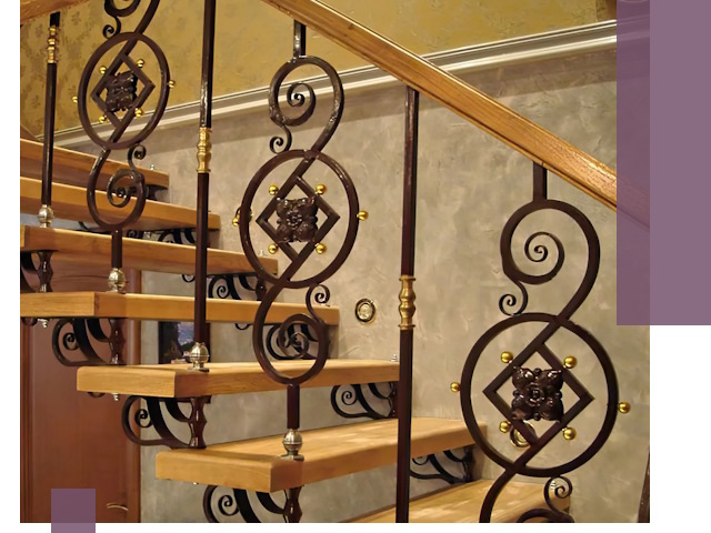 Изготовление кованых лестниц под ключ в Старом Осколе