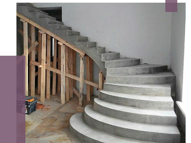 Изготовление бетонных лестниц под ключ в Старом Осколе от 19728 руб. | ПРОЛЁТ-Срк
