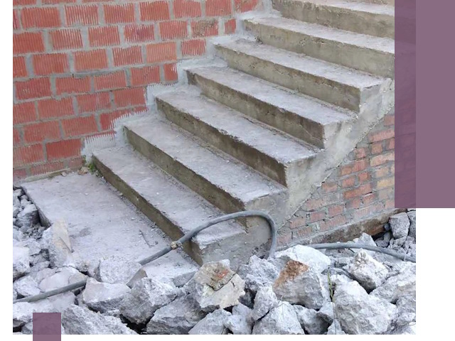 Демонтаж бетонных лестниц в Старом Осколе: быстро и безопасно