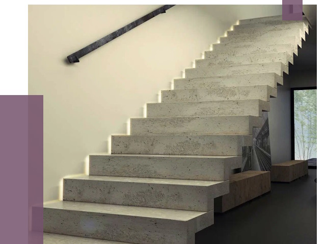 Облицовка бетонных лестниц в Старом Осколе от 4553 руб/м2