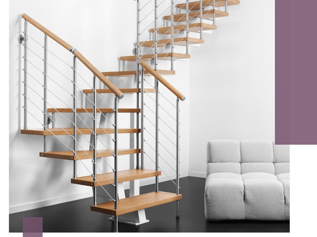 Модульные лестницы под ключ в Старом Осколе — монтаж и изготовление