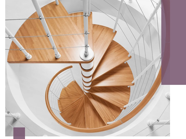 Изготовление винтовых лестниц под ключ в Старом Осколе