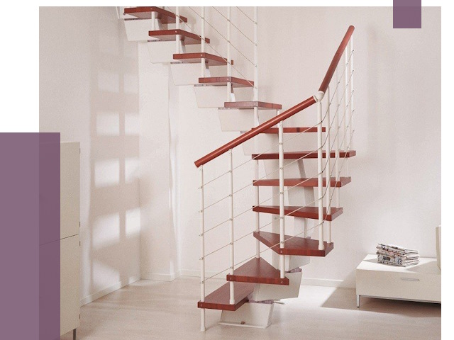 Изготовление лестниц на больцах в Старом Осколе от 9611 руб. | ПРОЛЁТ-Срк