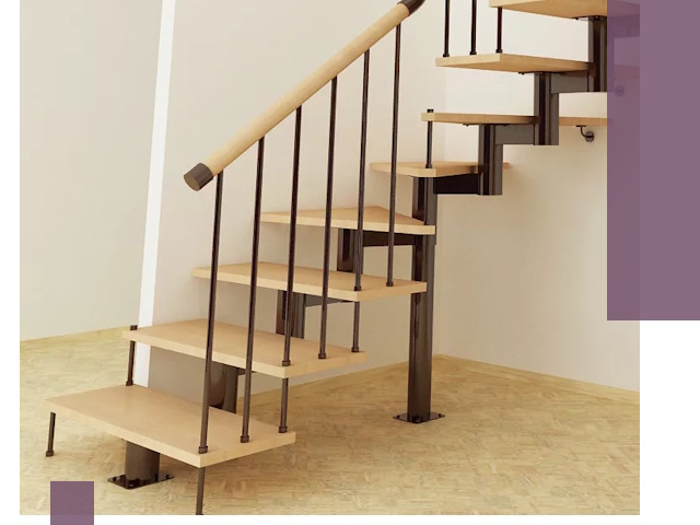 Монтаж лестниц на больцах в Старом Осколе — быстро и надежно