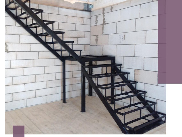 Лестницы на металлокаркасе под ключ в Старом Осколе — изготовление и монтаж