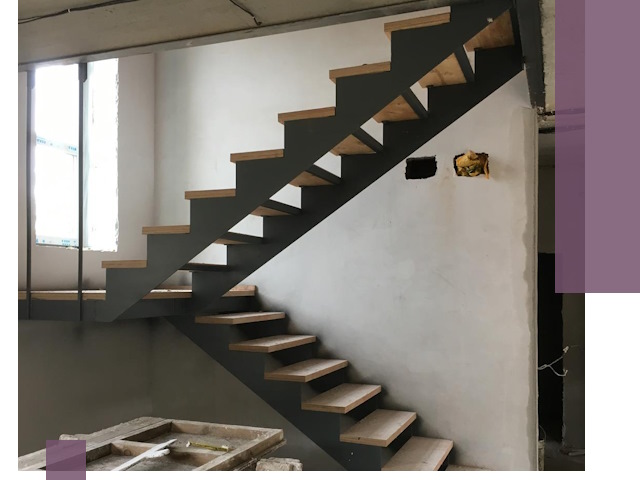 Изготовление лестниц на металлокаркасе в Старом Осколе от производителя