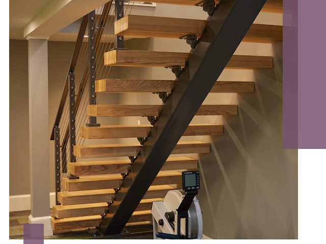 Лестницы на монокосоурах под ключ в Старом Осколе - изготовление и монтаж