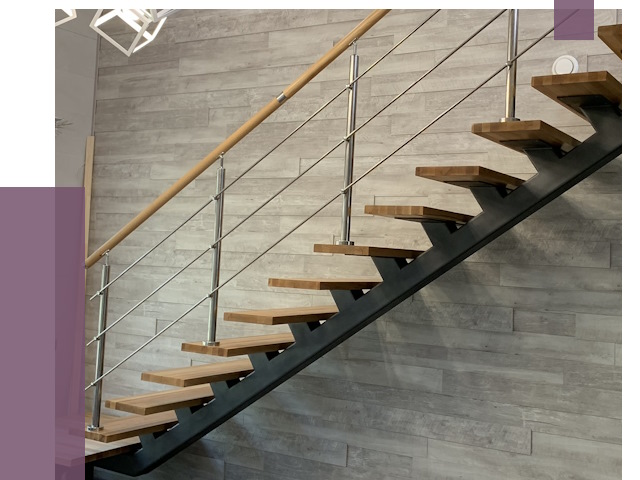 Изготовление лестниц на монокосоуре в Старом Осколе от 75372 руб. 