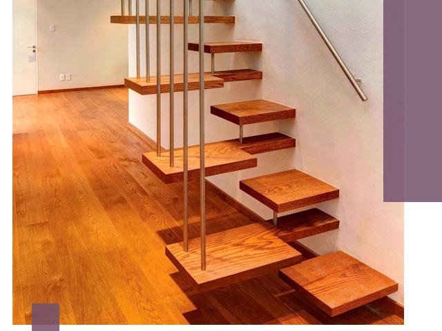 Лестницы «гусиный шаг» на заказ в Старом Осколе для узких пространств