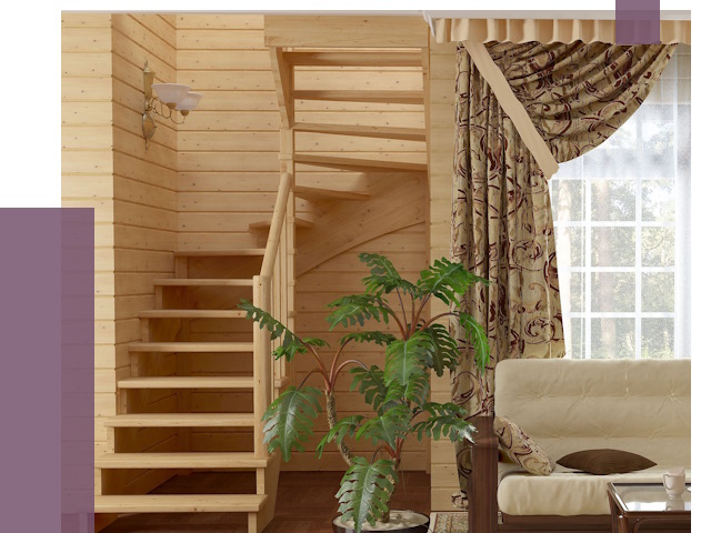 Лестницы для дачи в Старом Осколе от 75119 руб.  | ПРОЛЁТ-Срк