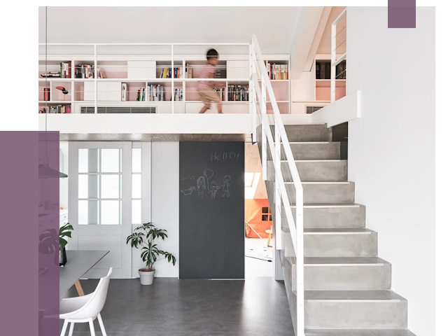 Лестницы для двухуровневой квартиры в Старом Осколе от 174518 руб. | ПРОЛЁТ-Срк