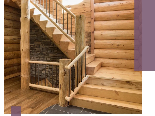 Лестницы в баню под заказ и профессиональный монтаж в Старом Осколе