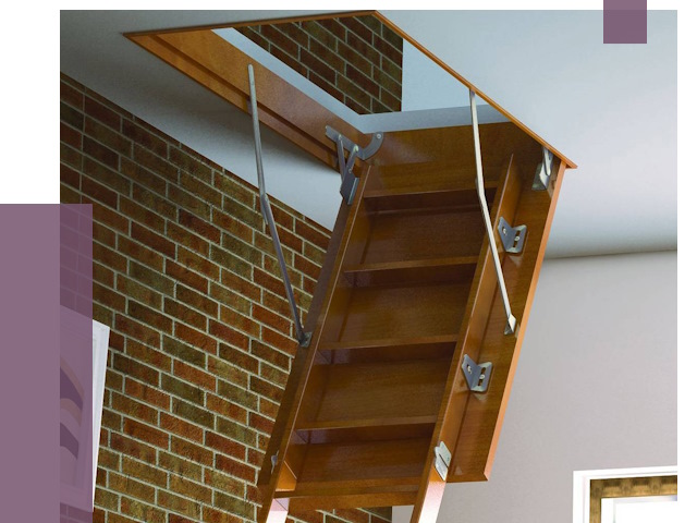 Установка чердачной лестницы в Старом Осколе от 7740 руб. | ПРОЛЁТ-Срк