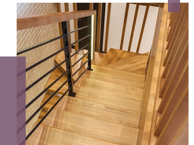 Лестницы из ясеня в Старом Осколе под ключ от 9915 руб. 