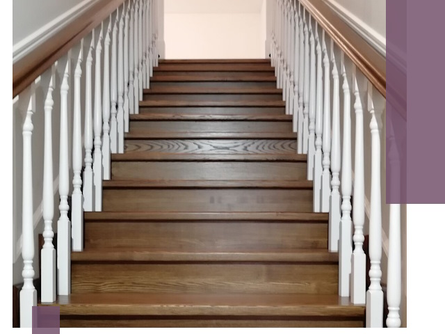 Лестницы из ясеня на заказ в Старом Осколе — изготовление и монтаж