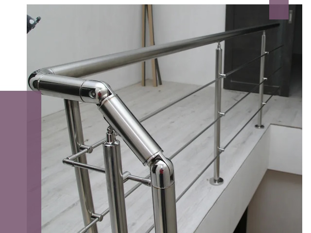 Перила из нержавеющей стали в Старом Осколе от 8903 руб. под ключ | ПРОЛЁТ-Срк