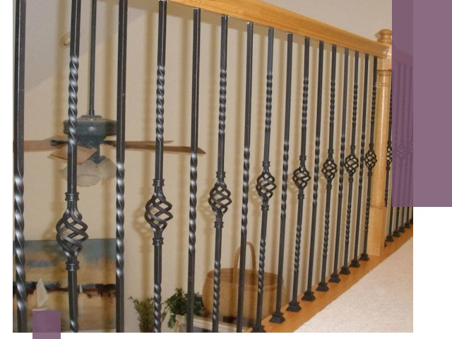 Изготовление и монтаж кованных перил в Старом Осколе под ключ
