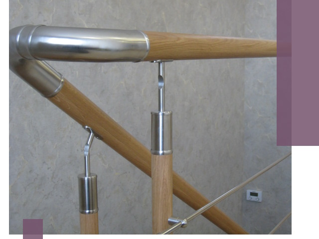 Комбинированные перила на заказ в Старом Осколе — монтаж и производство