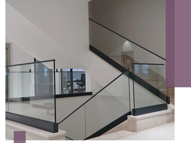 Стеклянные перила премиум-класса с установкой в Старом Осколе