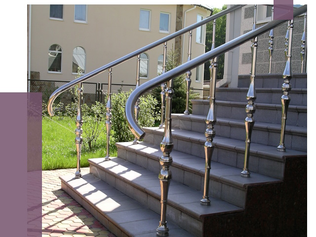 Перила для крыльца в Старом Осколе от 10623 руб. — монтаж ПРОЛЁТ-Срк