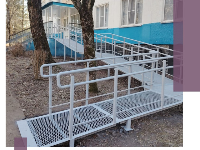 Пандусы под ключ в Старом Осколе: изготовление, монтаж и демонтаж