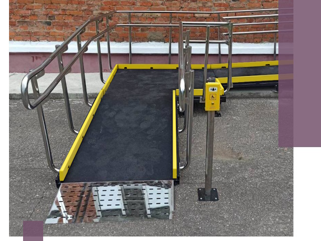 Изготовление наклонных пандусов для инвалидов в Старом Осколе