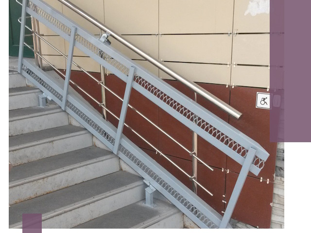 Изготовление откидных пандусов под ключ в Старом Осколе