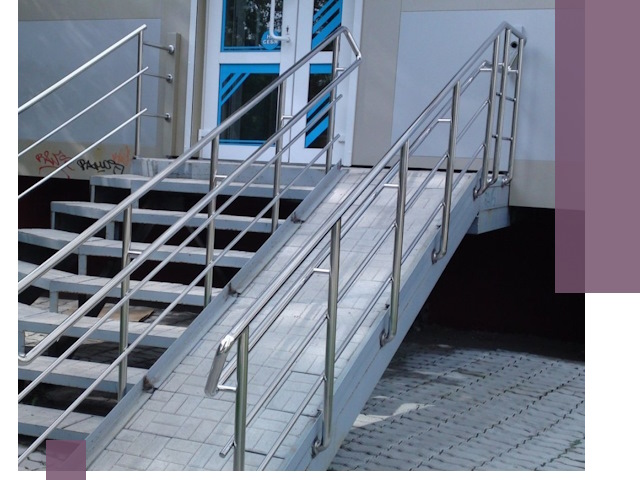 Пандус на крыльцо под ключ в Старом Осколе: монтаж и изготовление