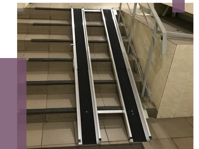 Установка пандуса в подъезд в Старом Осколе от 7891 руб. под ключ | ПРОЛЁТ-Срк