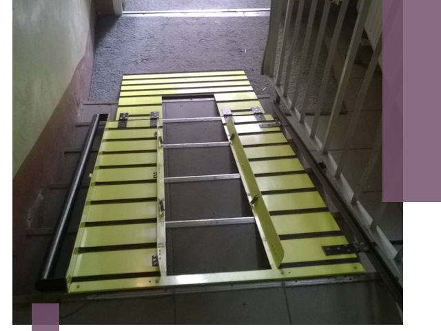 Профессиональный монтаж пандуса в подъезд в Старом Осколе