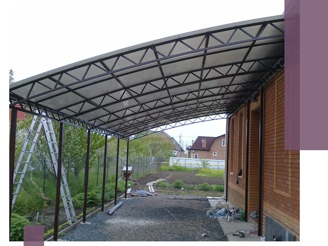 Профессиональный монтаж навесов под ключ в Старом Осколе