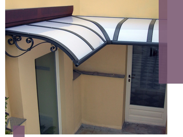 Монтаж козырьков любой сложности в Старом Осколе под ключ