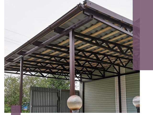 Навесы под ключ в Старом Осколе: изготовление, монтаж и гарантия