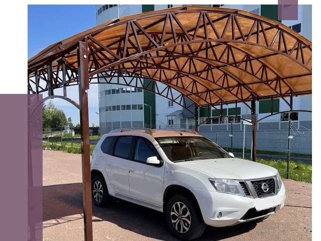 Недорогие навесы в Старом Осколе от 42491 руб.  | ПРОЛЁТ-Срк