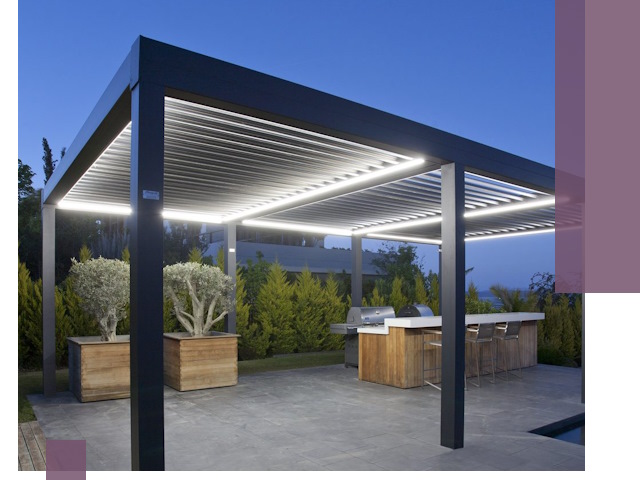 Навесы отдельно стоящие под ключ в Старом Осколе из металла и поликарбоната