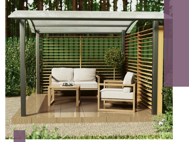 Навесы для дачи в Старом Осколе: изготовление, монтаж и демонтаж