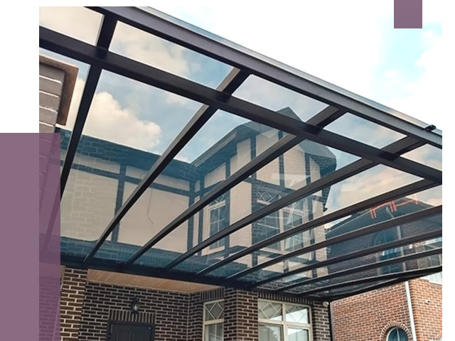 Навесы из поликарбоната в Старом Осколе от 8519 руб. под ключ — ПРОЛЁТ-Срк