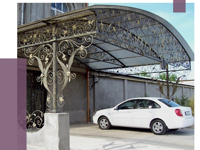 Кованые навесы в Старом Осколе от 14417 руб. | ПРОЛЁТ-Срк