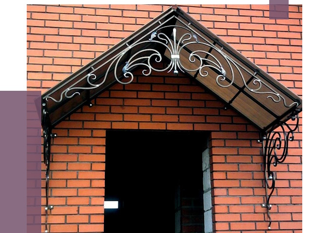 Металлические козырьки в Старом Осколе от 10572 руб. 