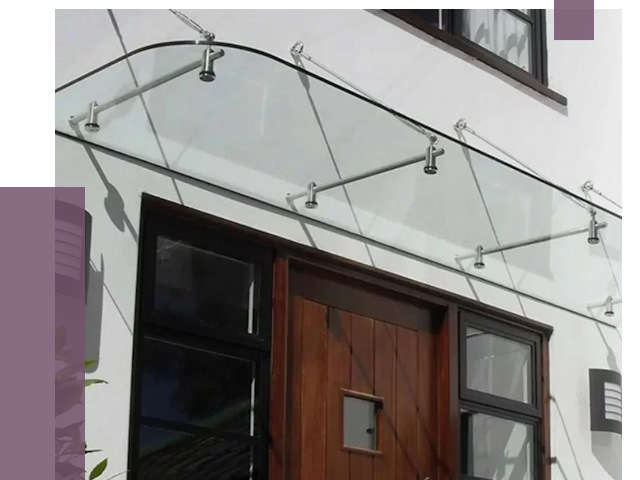 Стеклянные козырьки в Старом Осколе от 18716 руб. | ПРОЛЁТ-Срк