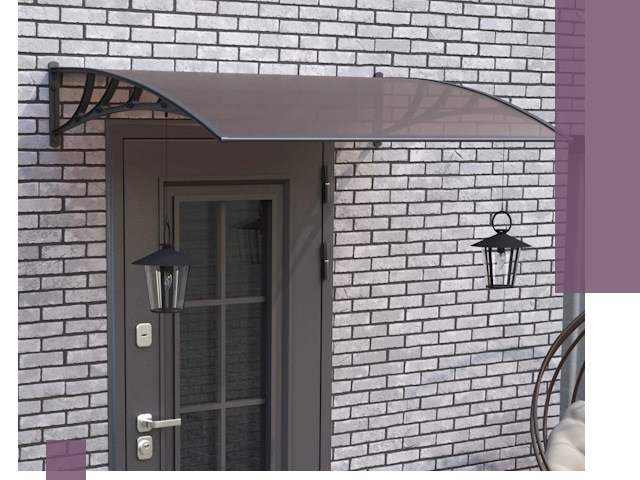 Недорогие козырьки и навесы под ключ в Старом Осколе