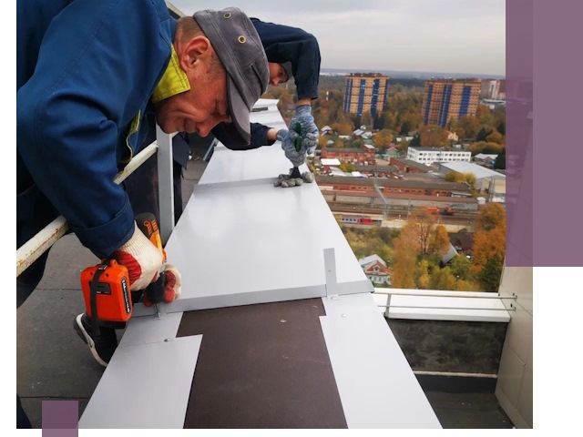 Монтаж парапетов в Старом Осколе — установка прочных металлических ограждений