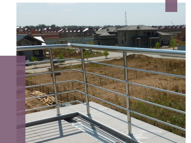 Парапеты из нержавеющей стали в Старом Осколе от 7891 руб. за м² | ПРОЛЁТ-Срк