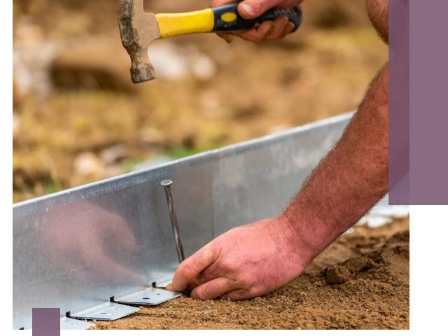 Монтаж металлических бордюров в Старом Осколе быстро и качественно