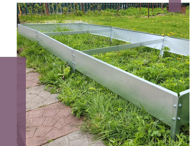 Металлические бордюры для грядок в Старом Осколе от 1770 руб. 