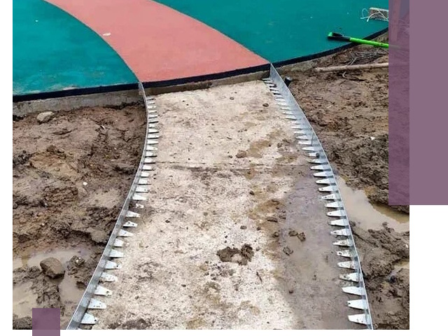 Металлические бордюры для дорожек в Старом Осколе — монтаж и изготовление