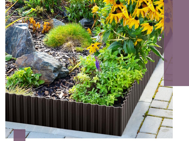 Металлические бордюры для клумб в Старом Осколе — производство и монтаж